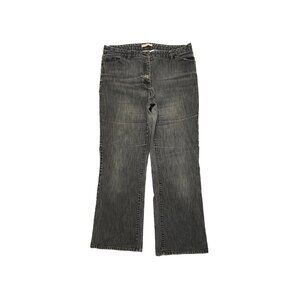 Covington Signature Fit Bootcut Women's size 14 Black Denim Jeans